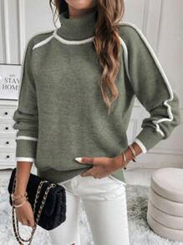 Seraphina™ - Chic Turtleneck Pullover