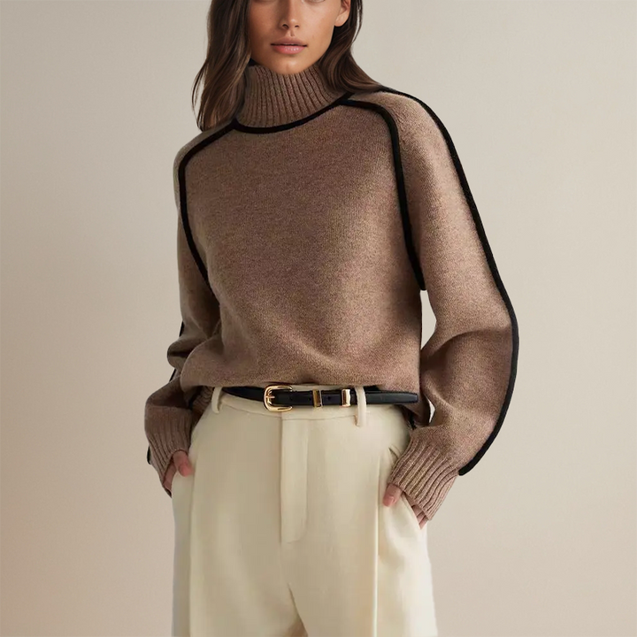 Liora™ - Stylish Turtleneck Sweater